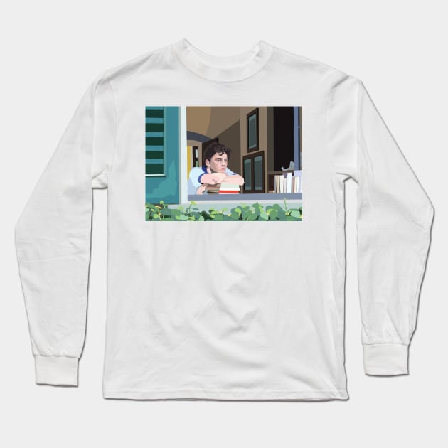 Elio, Call Me By Your Name Long Sleeve T-Shirt by StrayArte